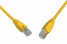 Solarix patch kabel CAT5E SFTP PVC 10m žlutý snag-proof C5E-315YE-10MB