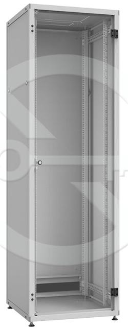 Solarix rozvaděč LC-50 33U, 600x600 RAL 7035, skleněné dveře