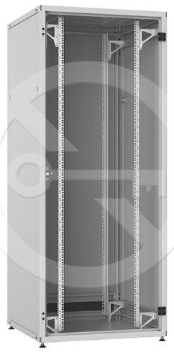 Solarix rozvaděč LC-50 45U, 800x800 RAL 7035, skleněné dveře