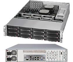 SUPERMICRO 2U SuperStorage Server 2xLGA 2011, 24xDIMM DDR3 reg.,12x HS 3,5" SAS2/SATA3,LSI 2108, 4xLAN, 2x920W,IPMI