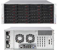 SUPERMICRO 4U SuperStorage server RAID 6Gb/s SAS/SATA 24xHS HDD , HW RAID LSI 2108, 2x920W,IPMI