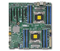 SUPERMICRO MB 2xLGA2011-3, iC612 16x DDR4 ECC,10xSATA3,(PCI-E 3.0/3,2(x16,x8)PCI-E 2.0/1(x4),Audio,2x LAN