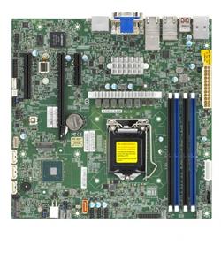 SUPERMICRO MB LGA1200 1U(Xeon W-12xx, core), W480,4xDDR4,4xSATA3,M.2,3xPCIe3.0 (16/4/4),2xDP,DVI,Audio,2x10Gb+2x1Gb,IPMI