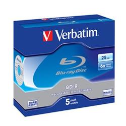 VERBATIM BD-R BLU-RAY 25GB 6x box 5pck/BAL