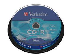 Verbatim - CD-R 700MB 52x 10ks v cake obale