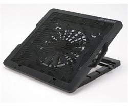 Zalman chladič pro notebooky do 16", 18cm fan, černý (výškově nastavitelný)