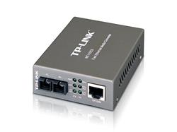 10/100 Mbps RJ45 to 100 Mbps Single-mode SC Fiber Converter PORT: 1× 100 Mbps TX SC Port, 1× 100 Mbps RX SC Port, 1× 10
