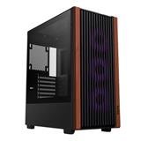 1stCOOL G6 Noble Wood Decor TS, skrinka ATX, USB3.0, USB-C, priehľadnná bočnica
