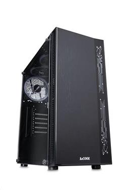 1stCOOL RAINBOW 1 EVO case ATX, 1x ARGB LED fan, USB3.0, černá