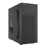 1stCOOL STEP PREMIUM, skrinka mATX, USB-C, USB3.0, 2xUSB, 2x ventilátor, čierna
