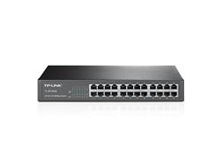 24-Port 10/100 Mbps Switch PORT: 24× 10/100 Mbps RJ45 Ports SPEC: 1U 13-inch Rack-mountable Steel Case FEATURE: Plug and