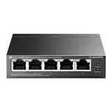 5-Port Gigabit Easy Smart Switch with 4-Port PoE+ PORT: 4× Gigabit PoE+ Ports, 1× Gigabit Non-PoE Ports SPEC: 802.3at/af