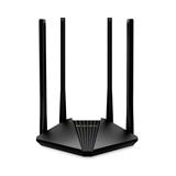 AC1200 Dual-Band Wi-Fi Gigabit Router SPEED: 300 Mbps at 2.4 GHz + 867 Mbps at 5 GHz SPEC: 4× Fixed External Antennas,