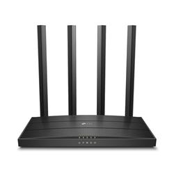 AC1200 Dual-Band Wi-Fi Router SPEED: 300 Mbps at 2.4 GHz + 867 Mbps at 5 GHz SPEC: 4× Antennas, 1× Gigabit WAN Port + 4×