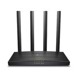 AC1200 Dual-Band Wi-Fi Router SPEED: 300 Mbps at 2.4 GHz + 867 Mbps at 5 GHz SPEC: 4× Antennas, 1× Gigabit WAN Port +