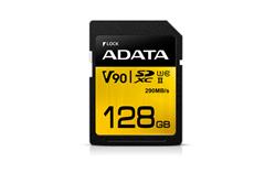 ADATA paměťová karta 128GB Premier One SDXC UHS-II U3 CL10 (čtení/zápis: 290/260MB/s)