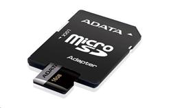 ADATA paměťová karta 16GB Premier Pro micro SDHC UHS-I U3 CL10 (čtení: 95MB/s) + SD adaptér
