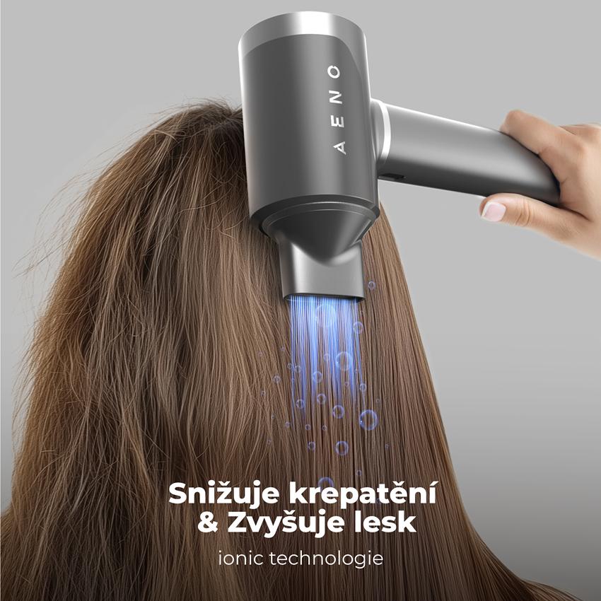 AENO Fén na vlasy HD5 - barva šedá