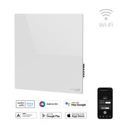 AENO GH11s Quadro Chytré Topení, infrared + konvekce, tvrzené sklo, 500W, 50x50cm, Bílá - mírně poškozený obal