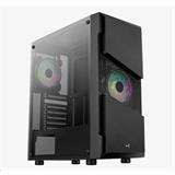 AeroCool Menace Saturn FRGB ML G, skříň Midi Tower, mATX, 2xUSB 2.0, 1xUSB 3.0, RGB