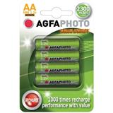 AgfaPhoto nabíjecí NiMH baterie AA, 1.2V 2300mAh, 4ks