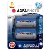 AgfaPhoto Power alkalická batéria 1.5V, LR20/D, blister 2ks