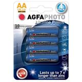 AgfaPhoto Power alkalická baterie 1.5V, LR06/AA, 4ks