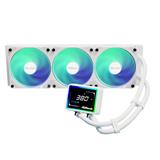 AIOCOOL Asrock Challenger White 360 Digital, ARGB, White, 360mm
