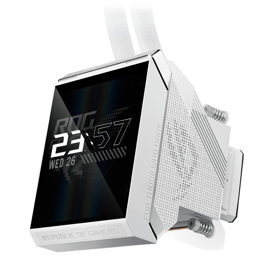 AIOCOOL ASUS ROG Strix LC IV 360 ARGB LCD White Edition, 360mm
