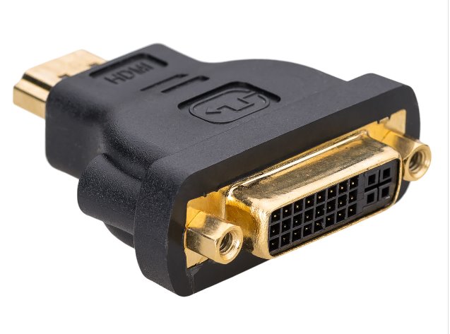 Akyga Adaptér DVI-F/HDMI-M, Duplex, černá