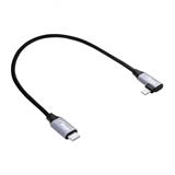 Akyga Angle Kabel USB-C / Lightning 30cm AK-USB-55 30W Mesh