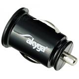 Akyga Autonabíječka USB (2x) 5V/2.1A a 5V/1A, černá