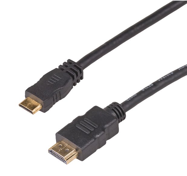 Akyga Kabel HDMI 1.4 (M)/mini-HDMI 1.4 (M), 1m