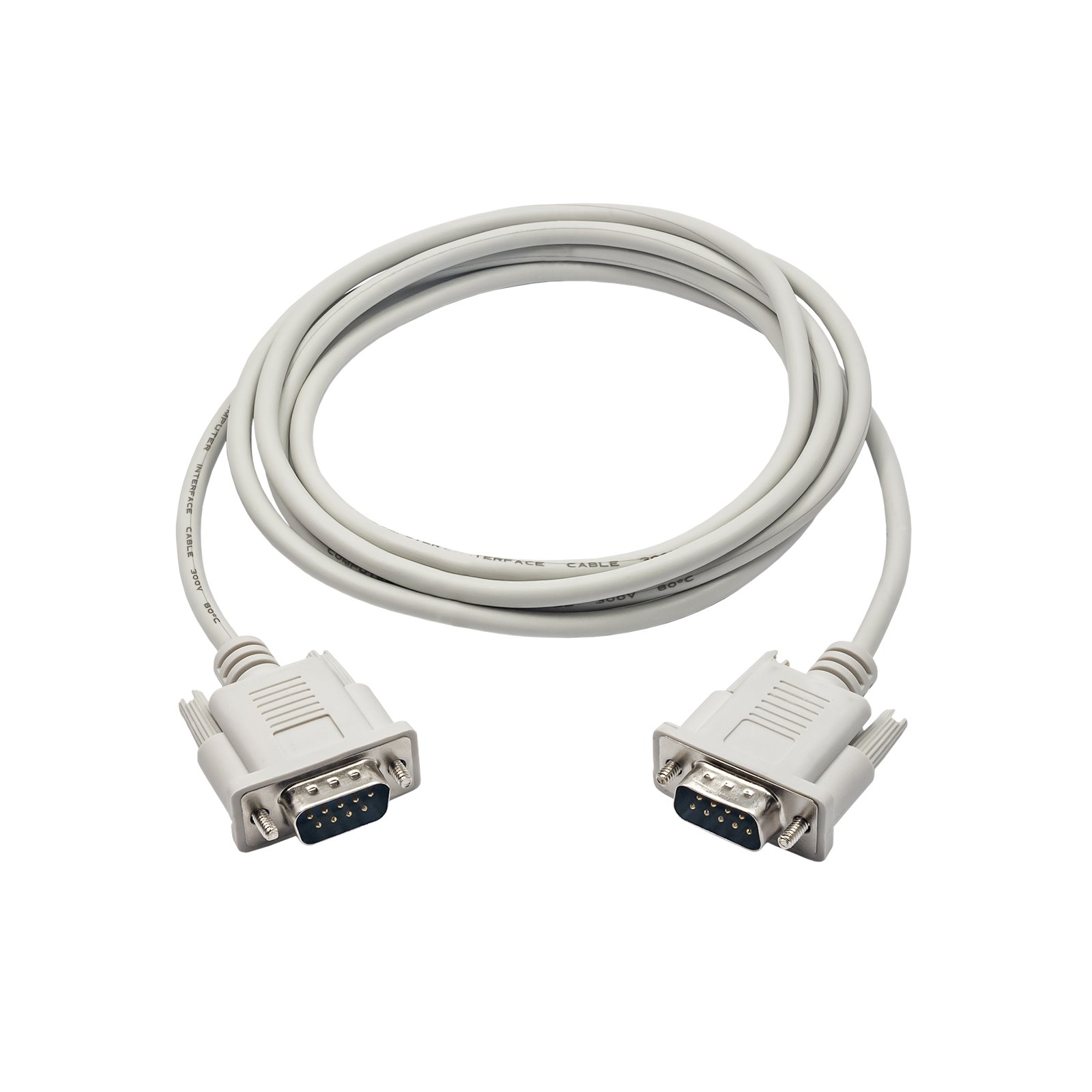 Akyga Kabel komunikační RS-232 (M)/RS-232 (M), ABS, 2m