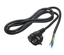 Akyga napájecí kabel 1.5m/250V/PVC/černá