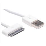 Akyga Kabel USB-A/Apple 30-pin (M) bílá 1m