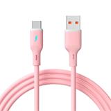 Akyga Kabel USB-A / USB-C 1m AK-USB-61 18W, Pink Silicone
