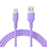 Akyga Kabel USB-A / USB-C 1m AK-USB-65 18W, Purple Silicone