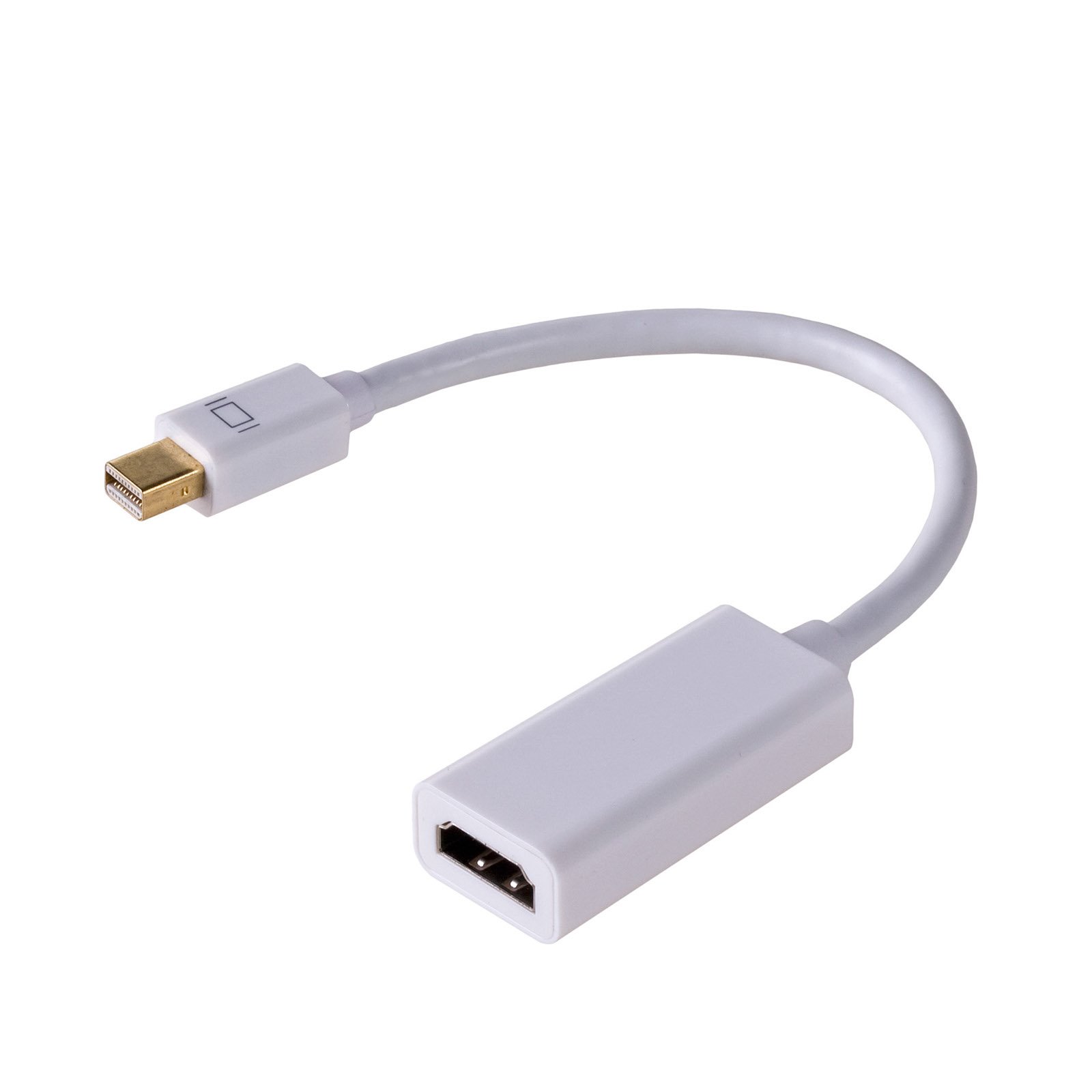 Akyga Konvertor mini DisplayPort (M)/HDMI 1.4 (F), PVC, 4K UHD, 15cm