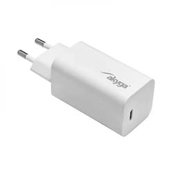 Akyga Nabíječka univerzální USB-C PD 5-20V / max. 3.25A 65W Quick Charge 3.0 GaN, bílá