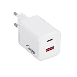 Akyga USB Nabíječka AK-CH-28 USB-A + USB-C PD 5-21V / max. 3A 45W Quick Charge 3.0 GaN
