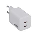 Akyga USB Nabíječka AK-CH-29 2x USB-C PD 5-20V / max. 3A 45W Quick Charge 3.0 GaN