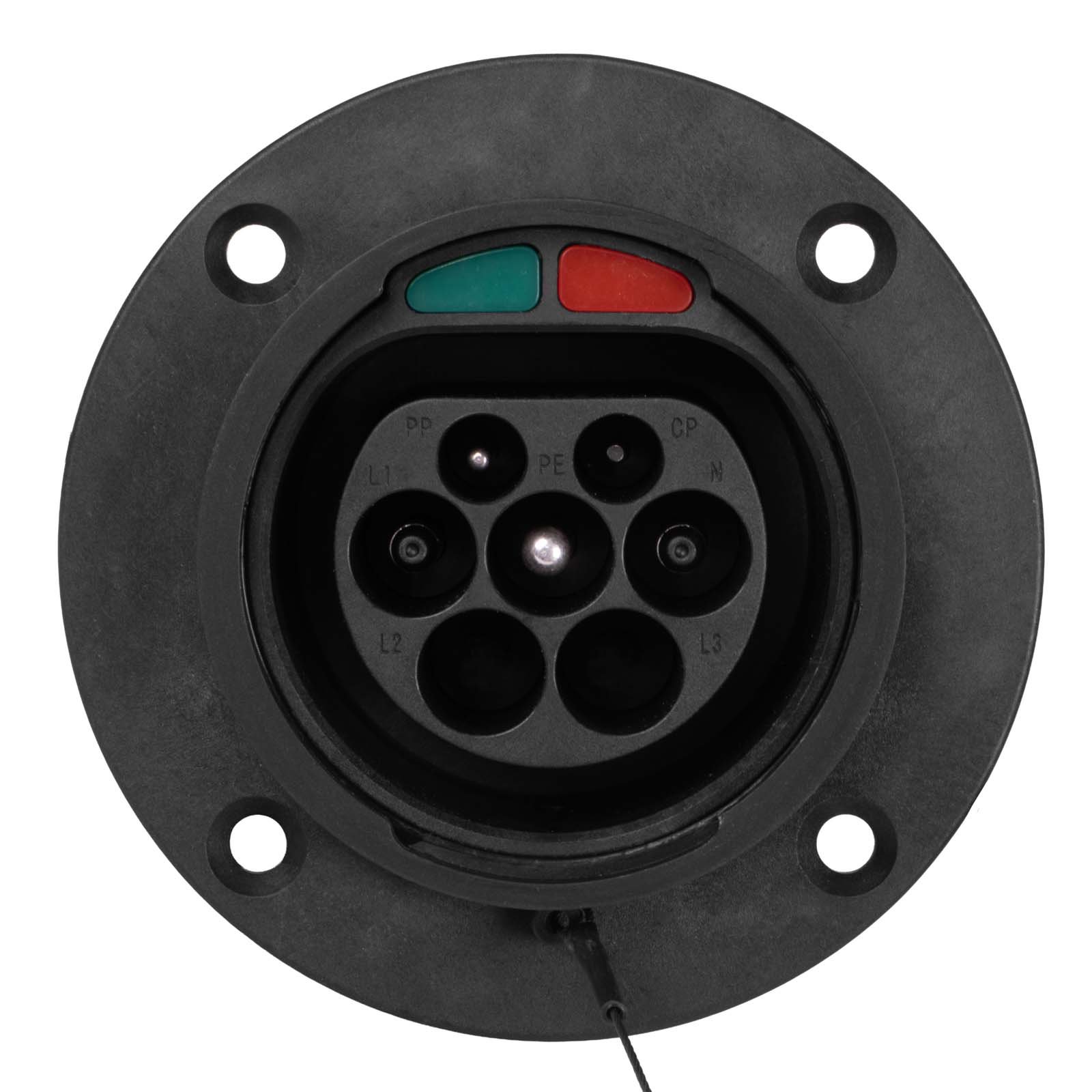 Akyga zásuvka Type2 pro elektromobily Akyga AK-SC-E25 1-fázová 32A samec