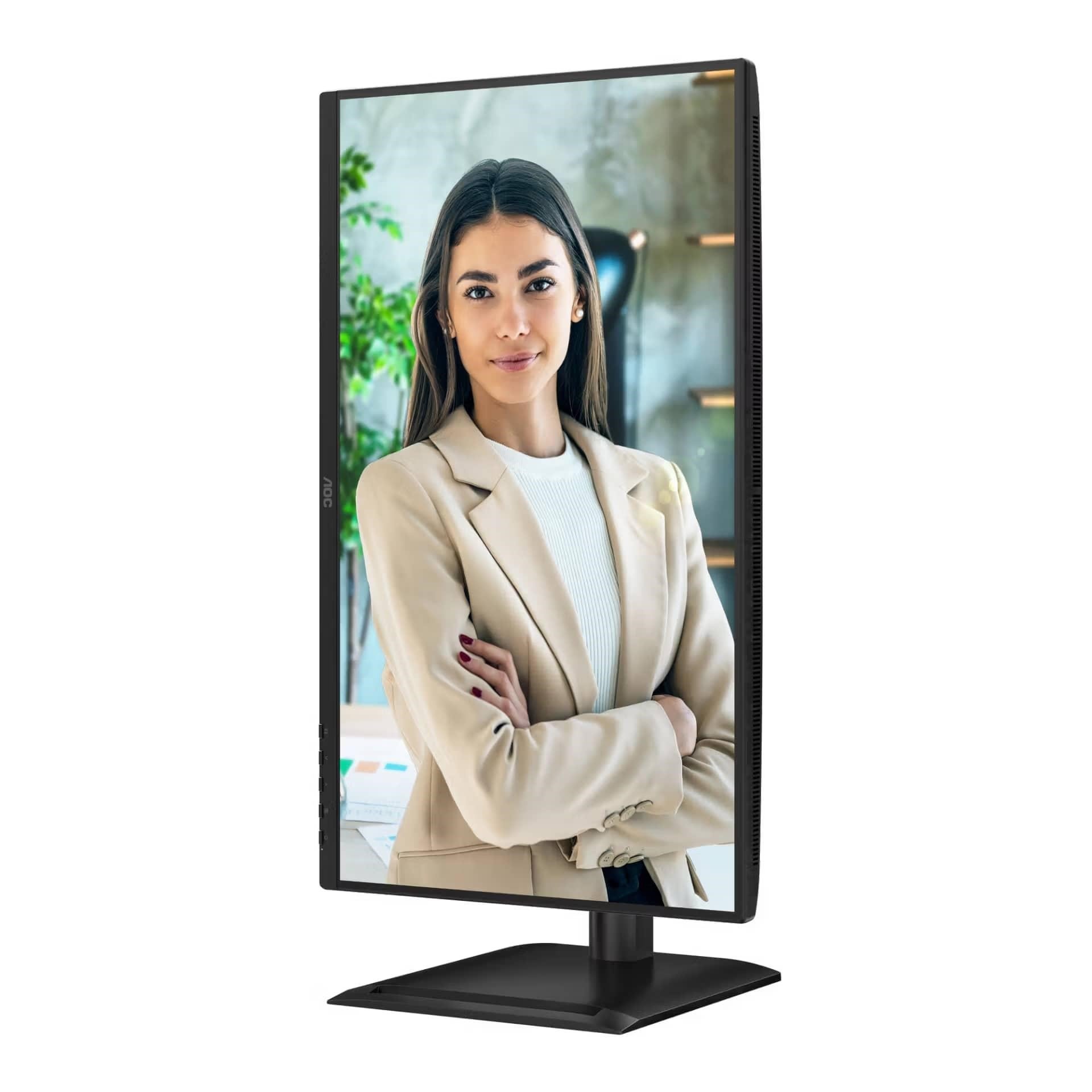 AOC Monitor 24P4CV, 23,8", IPS, 1920x1080, 16:9, 300cd, 1500:1, 4ms, DP, HDMI, 120Hz, USB Hub, RJ45, pivot, repro