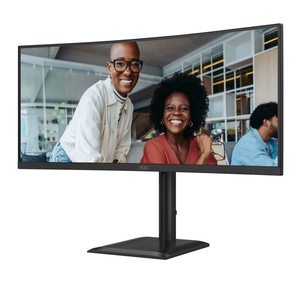 AOC Monitor CU34E4CV, 34", VA, 3440x1440, 21:9, 350cd, 3500:1, 4ms, DP, HDMI, 120Hz, USB Hub, RJ45, repro