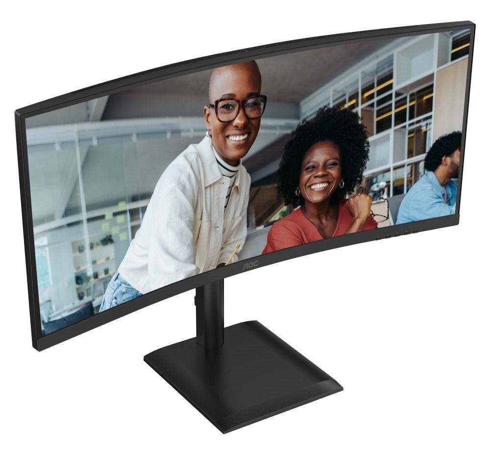 AOC Monitor CU34E4CV, 34", VA, 3440x1440, 21:9, 350cd, 3500:1, 4ms, DP, HDMI, 120Hz, USB Hub, RJ45, repro