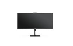 AOC Monitor CU34V5CW/BK, 34", VA, 3440x1440, 21:9, 300cd, 3000:1, 4ms, DP, HDMI, 100Hz, USB-C PD 65W