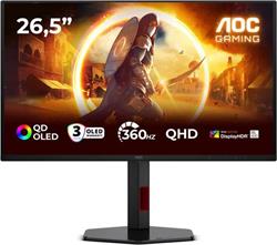 AOC Q27G4SDR 26,5" QD-OLED 2560x1440 1000:1 0,03ms 1000cd HDMI DP pivot Black