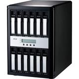 Areca Desktop RAID, 12x 3.5" HDD, 2x40Gb/s TB3 & USB-C, RAID 0/1/10/3/5/6/30/50/60, Single Disk, JBOD