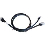 ARECA int. SlimlineSAS x8 SFF-8654 straight to 2x miniSAS SFF-8087 cable, 1m